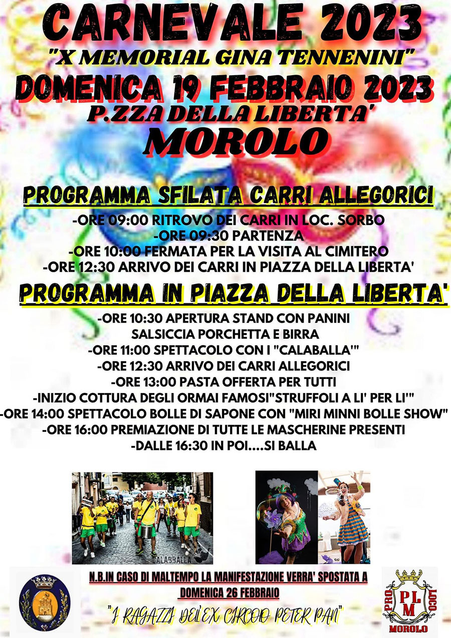 Carnevale 2023 Morolo