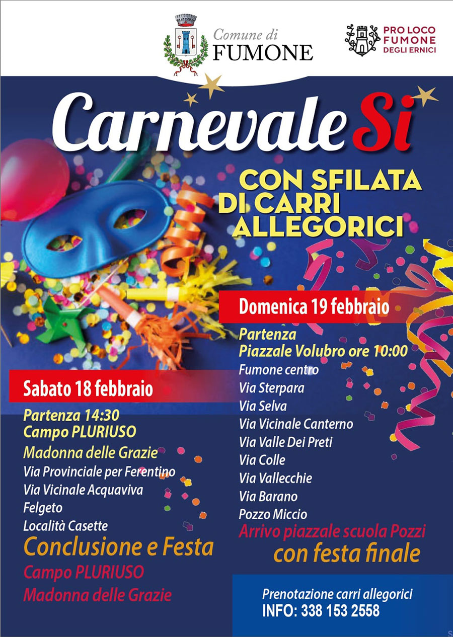 Carnevale SÌ 2023