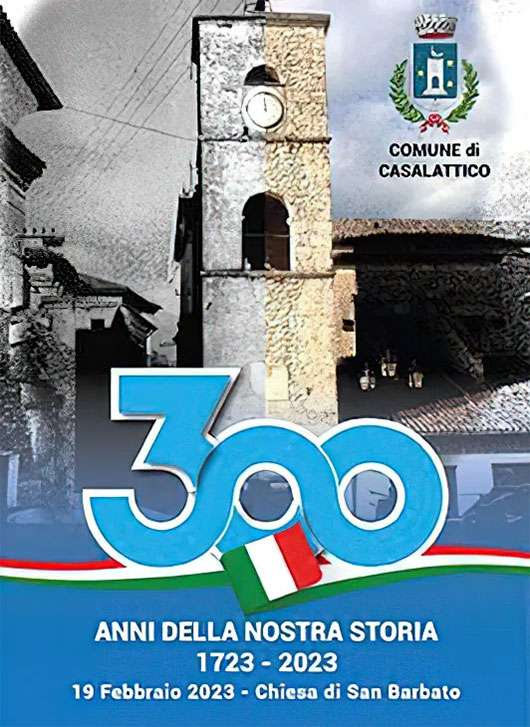 Tricentenario di Casalattico e Festa del Santo Patrono
