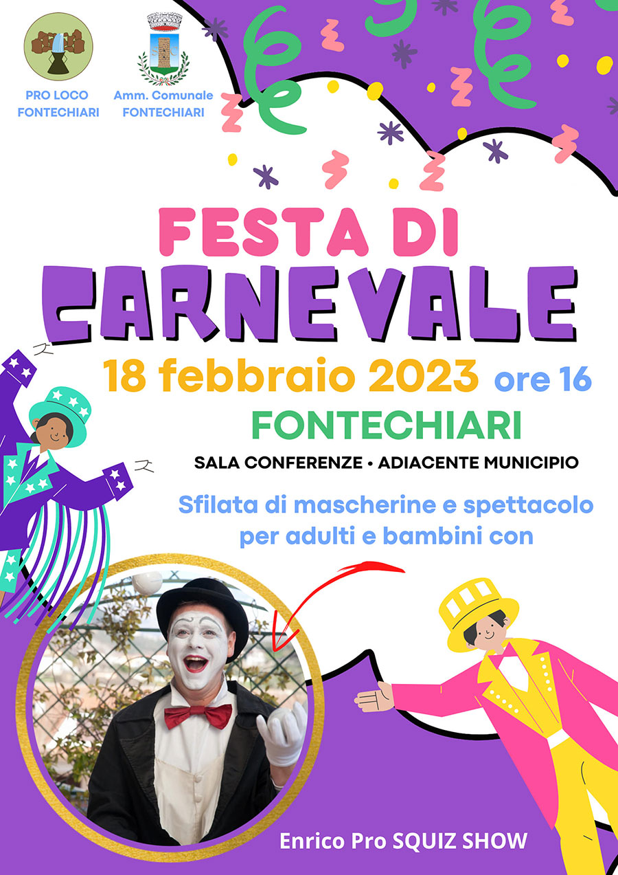 Festa di Carnevale FOntechiari 2023