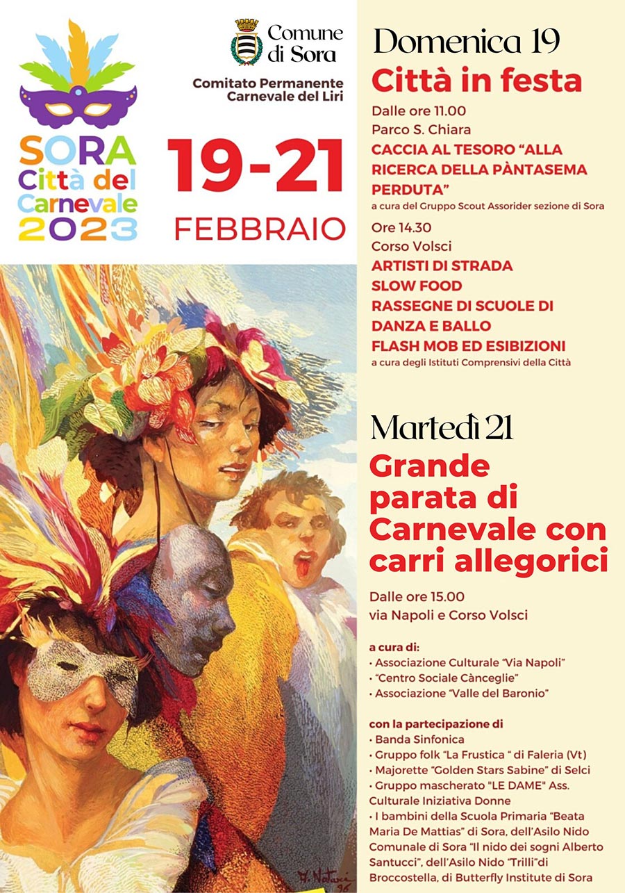 Sora Città del Carnevale 2023