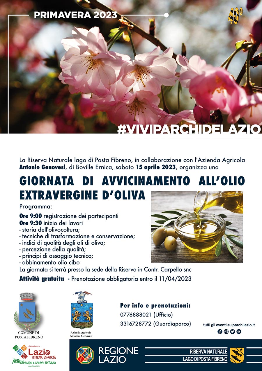 Giornata di avvicinamento all’olio extravergine di oliva