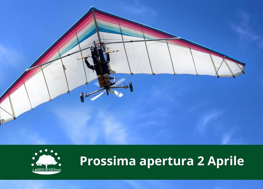 Giostre e deltaplani: un giorno speciale al Bosco di Paliano