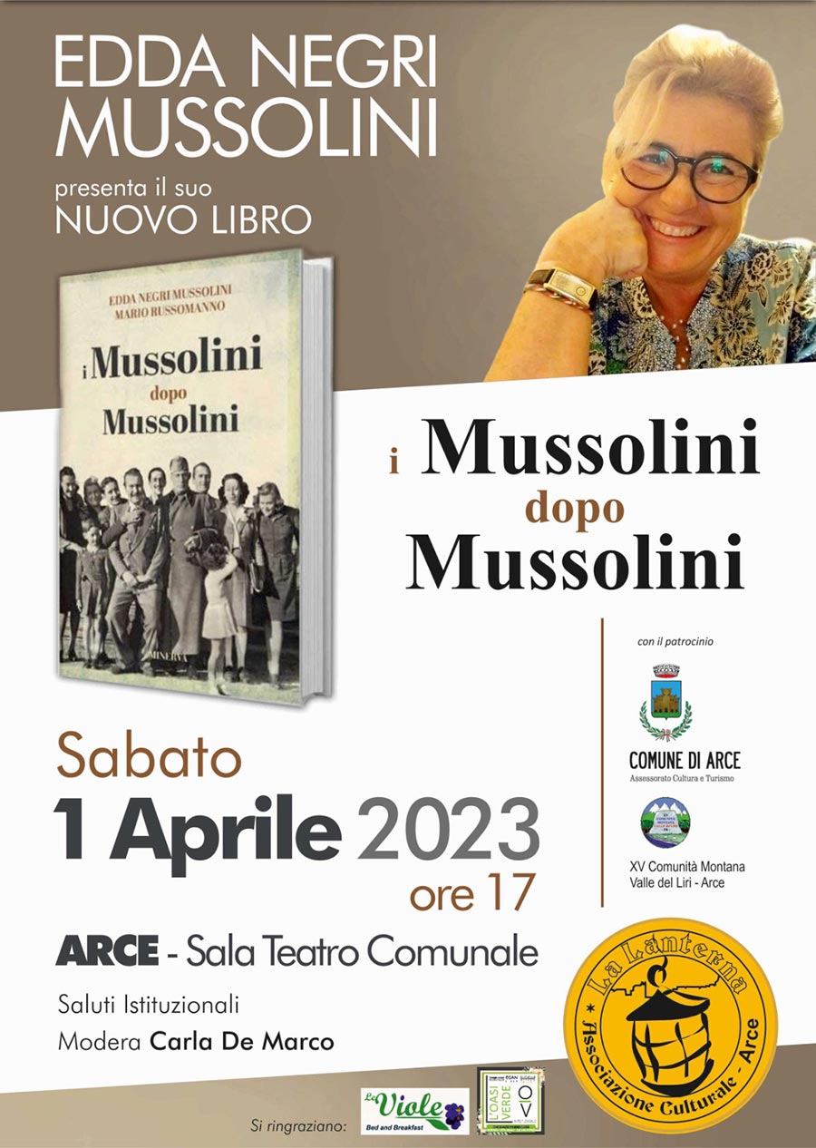 Presentazione libro 'I Mussolini dopo Mussolini' 2023