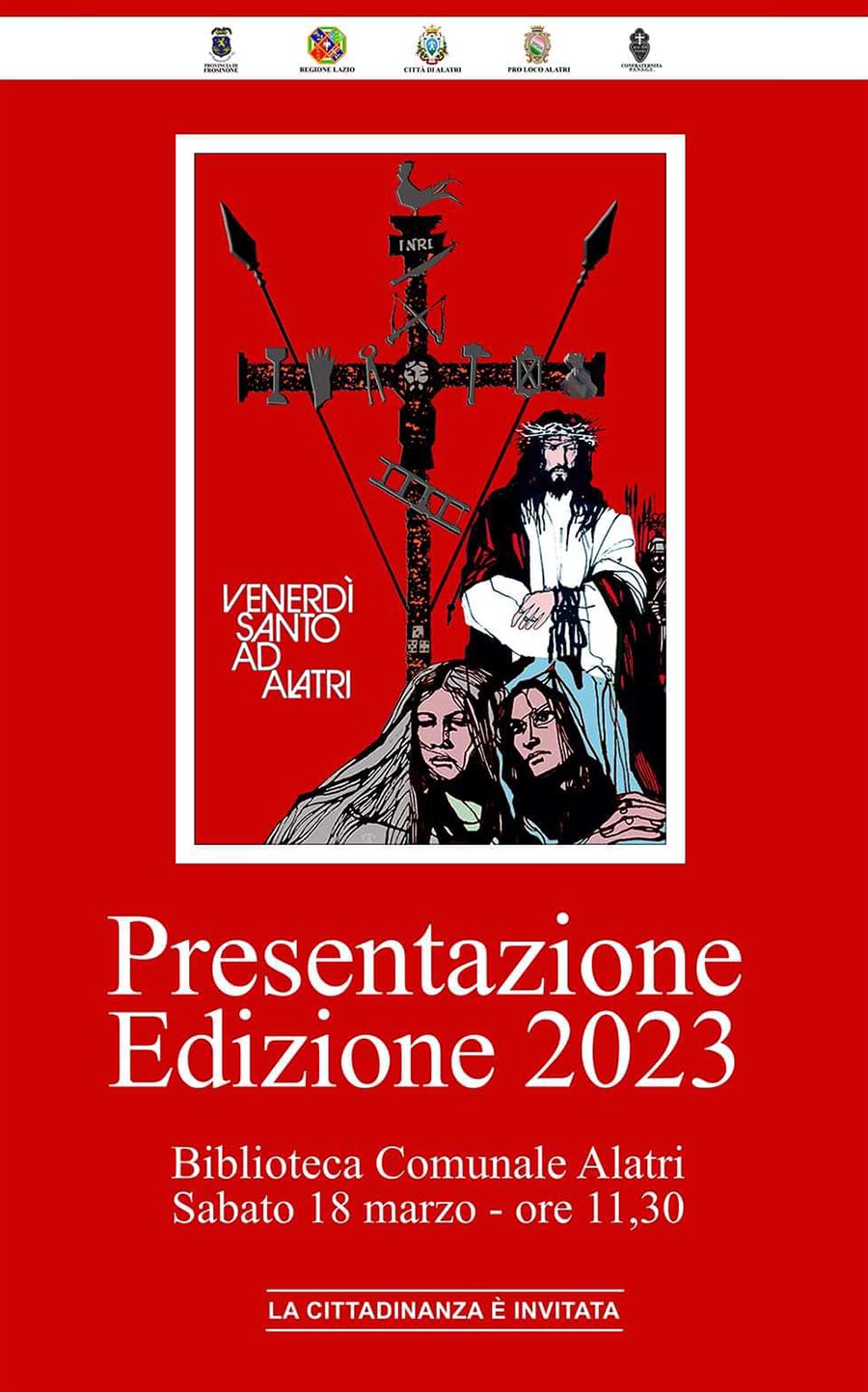 Presentazione del Venerdì Santo di Alatri 2023