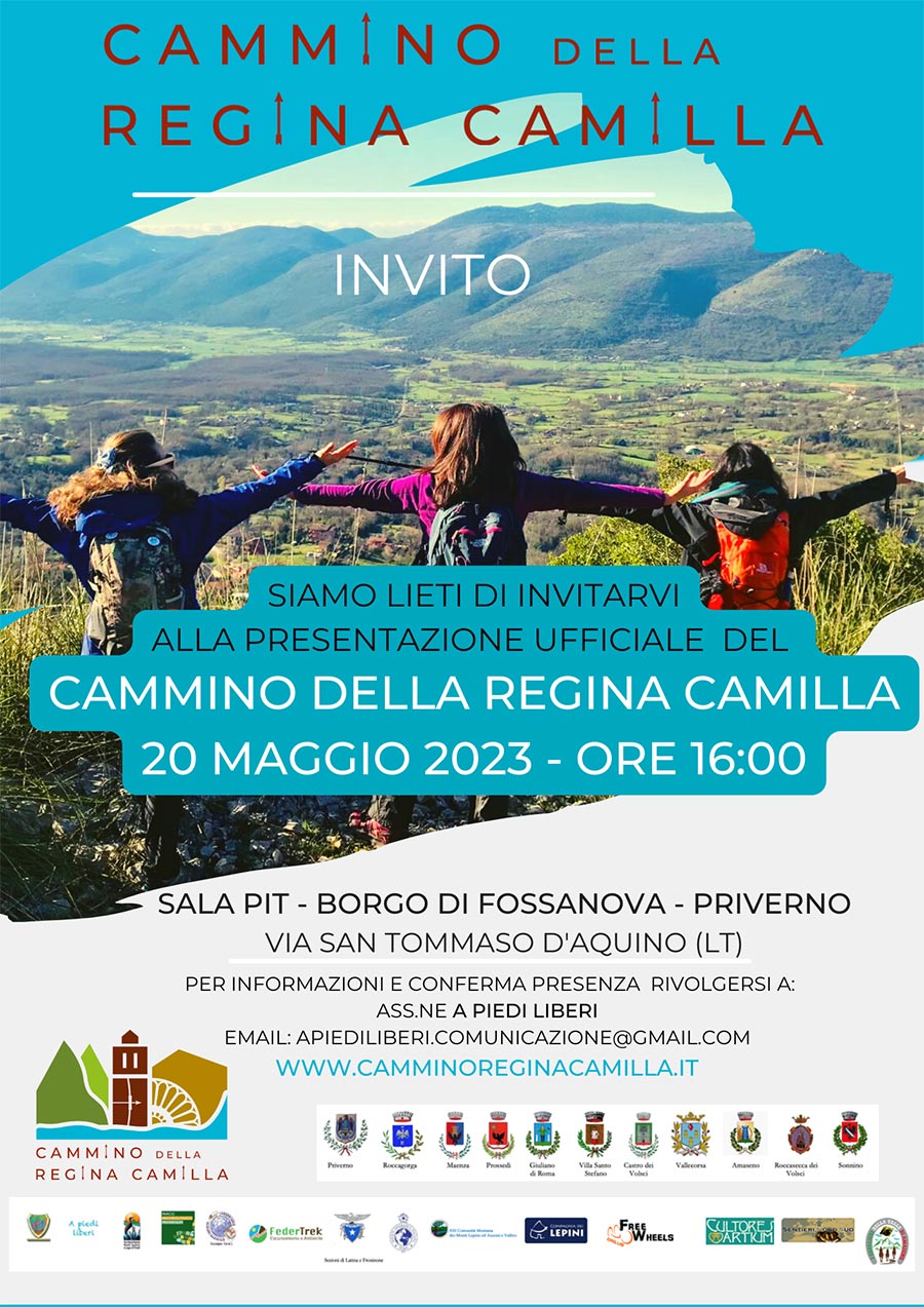 Presentazione Cammino della Regina Camilla