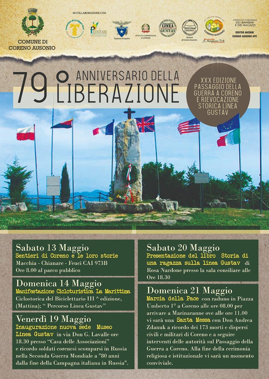 79° Anniversario della Liberazione Coreno Ausonio