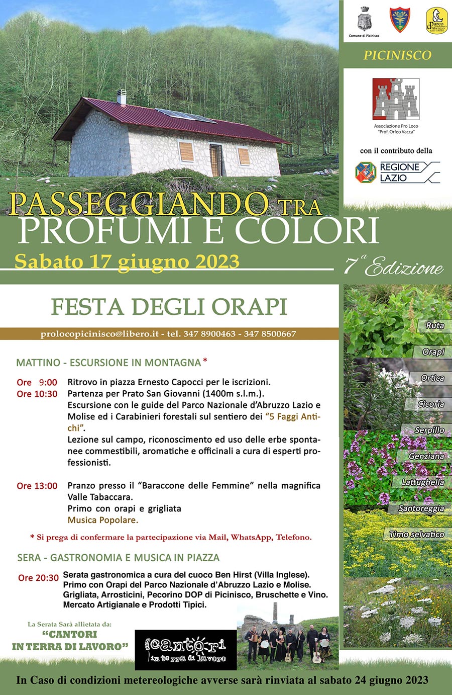 Festa degli Orapi 2023 Picinisco