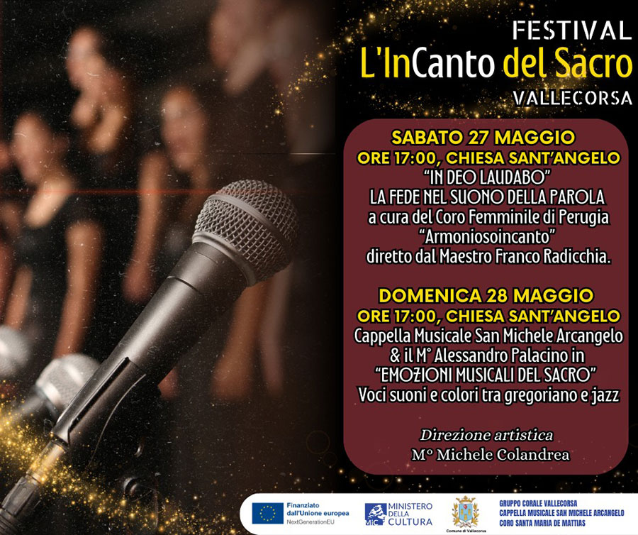 Festival l'InCanto del Sacro Vallecorsa 2023