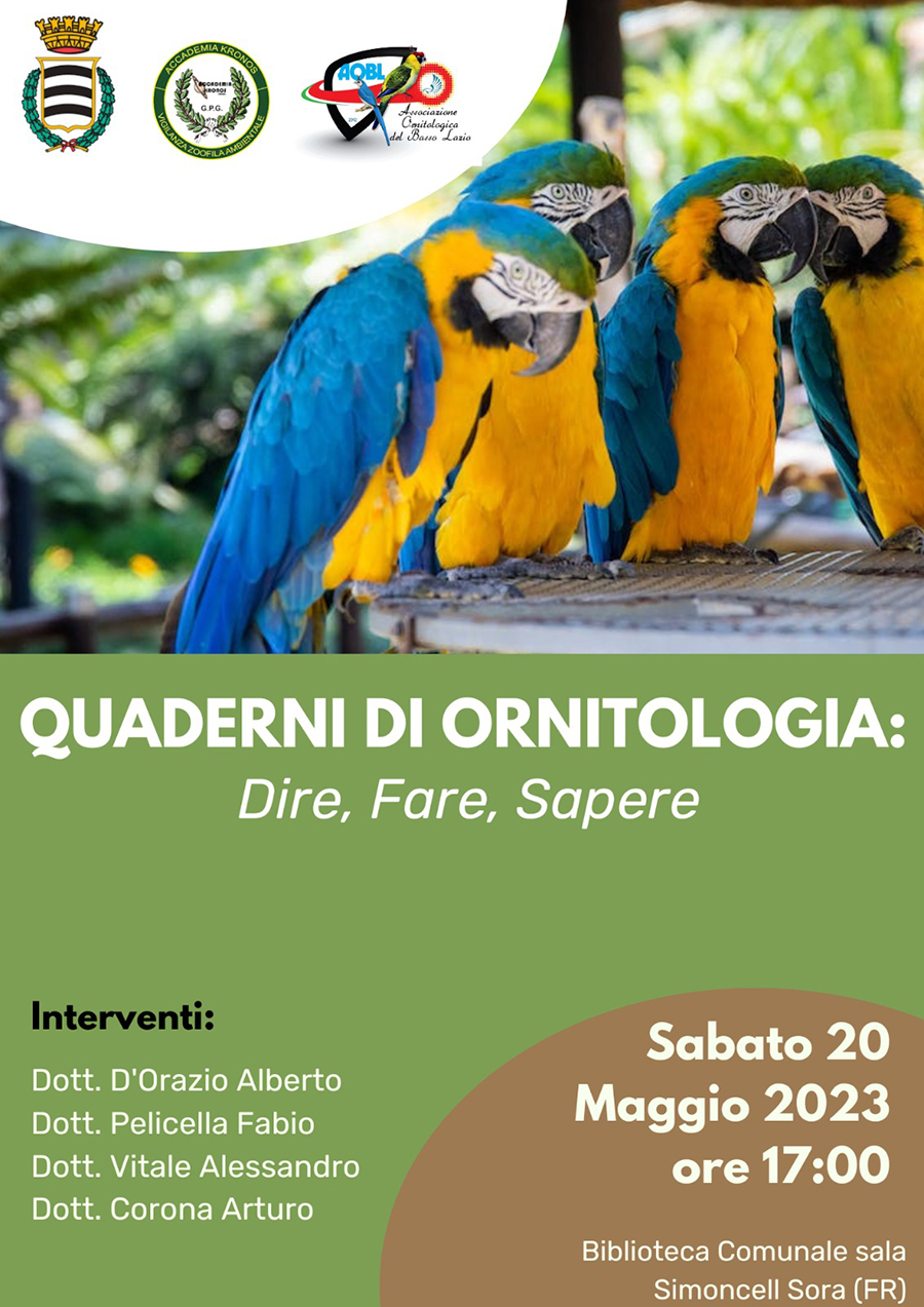 Convegno ''Quaderni di Ornitologia: dire, fare, sapere''