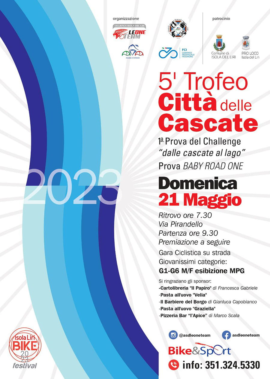 5° Trofeo Citta della Cascate Isola del Liri 2023