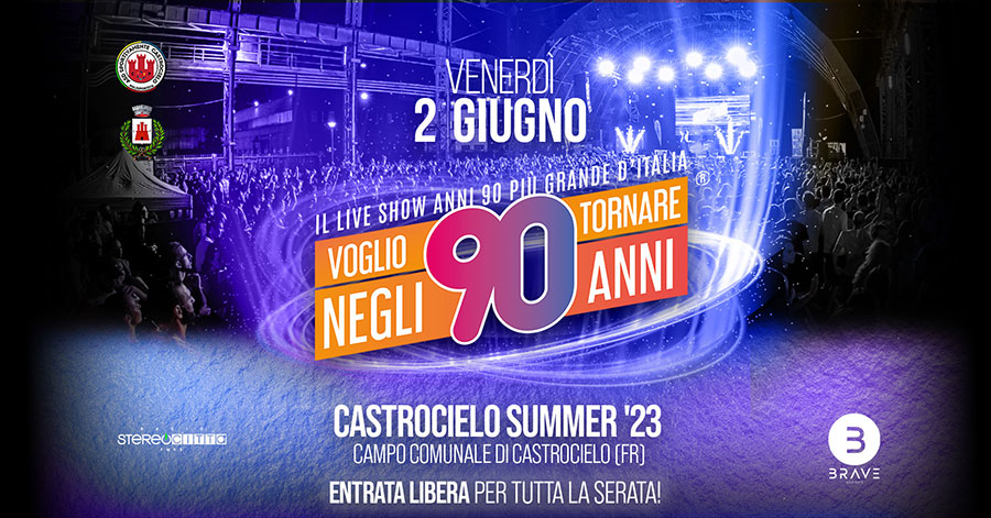 Voglio Tornare negli Anni 90 - Castrocelo 2023