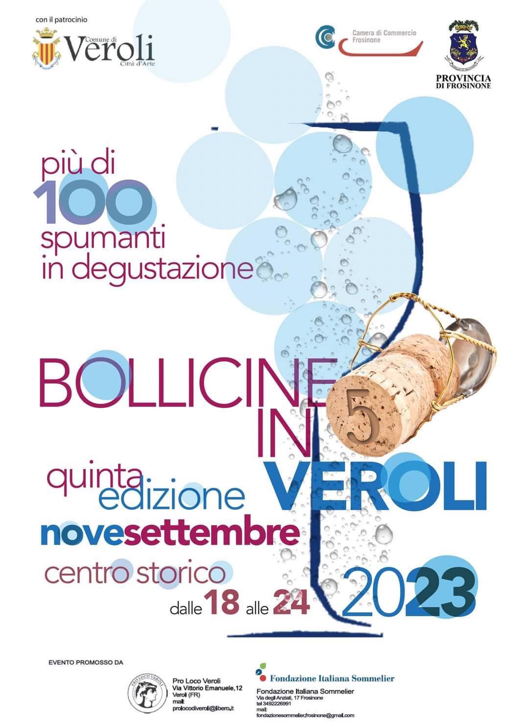 Bollicine in Veroli 2023