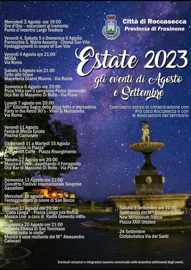 Estate Roccasecca 2023