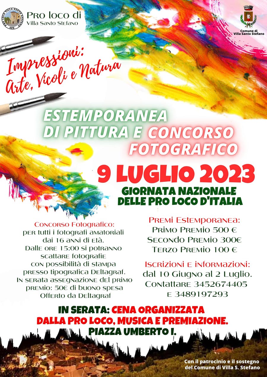 Estemporanea di pittura e Concorso fotografico