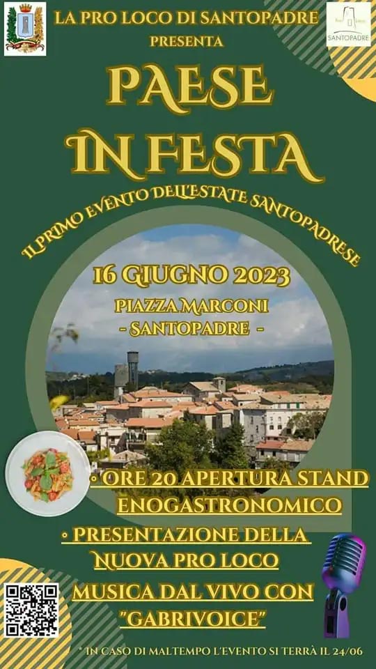 Paese in Festa Santopadre 2023