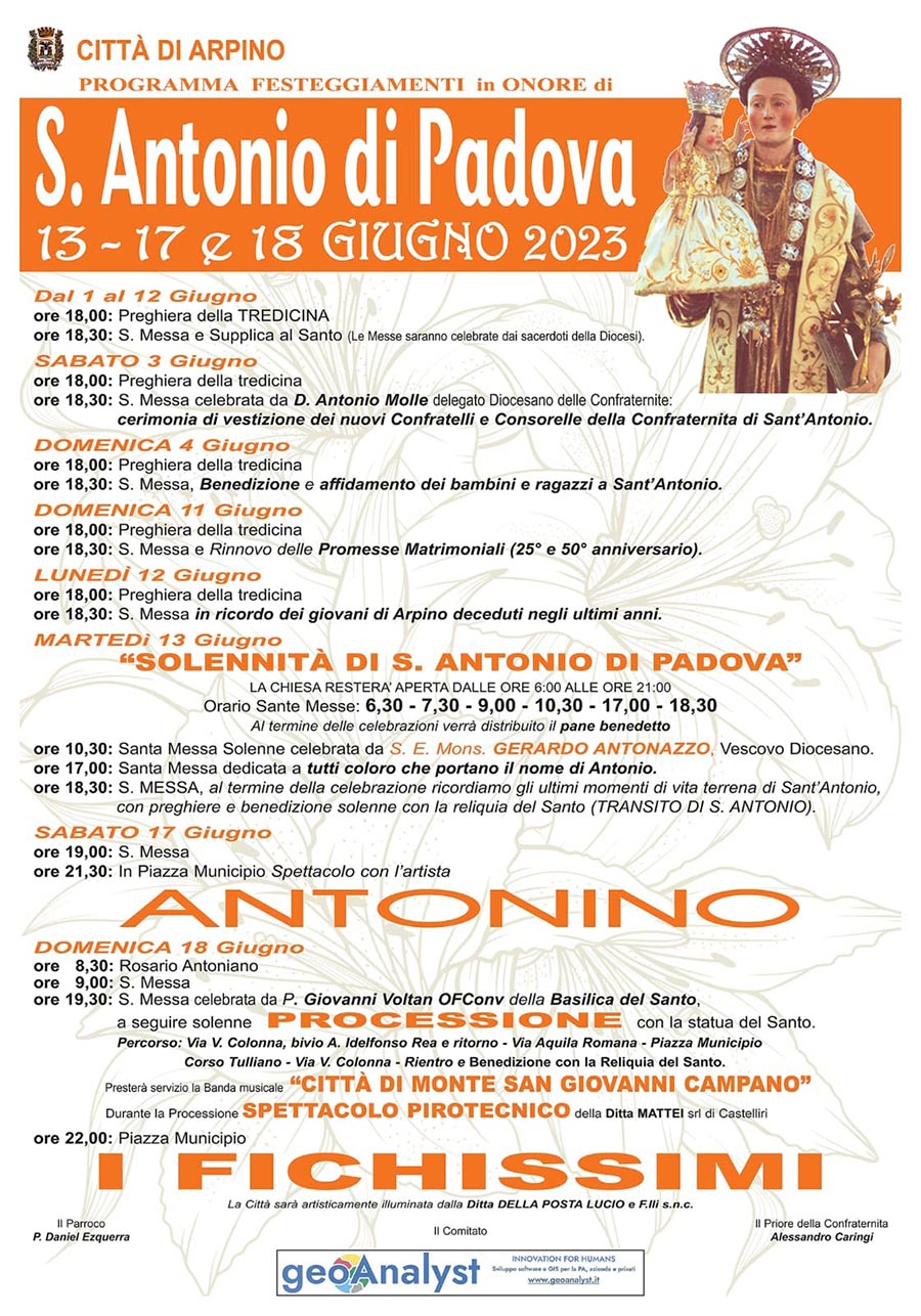 Festeggiamenti per Sant'Antonio di Padova