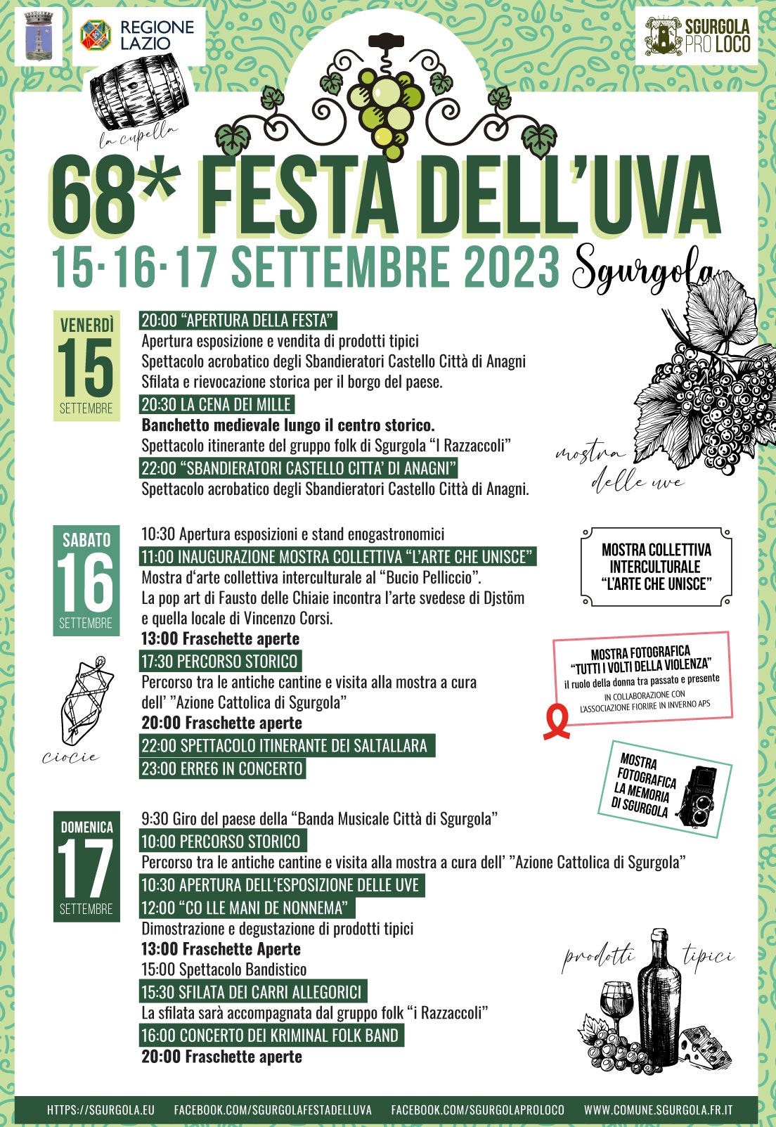 68ª Festa dell'Uva Sgurgola 2023