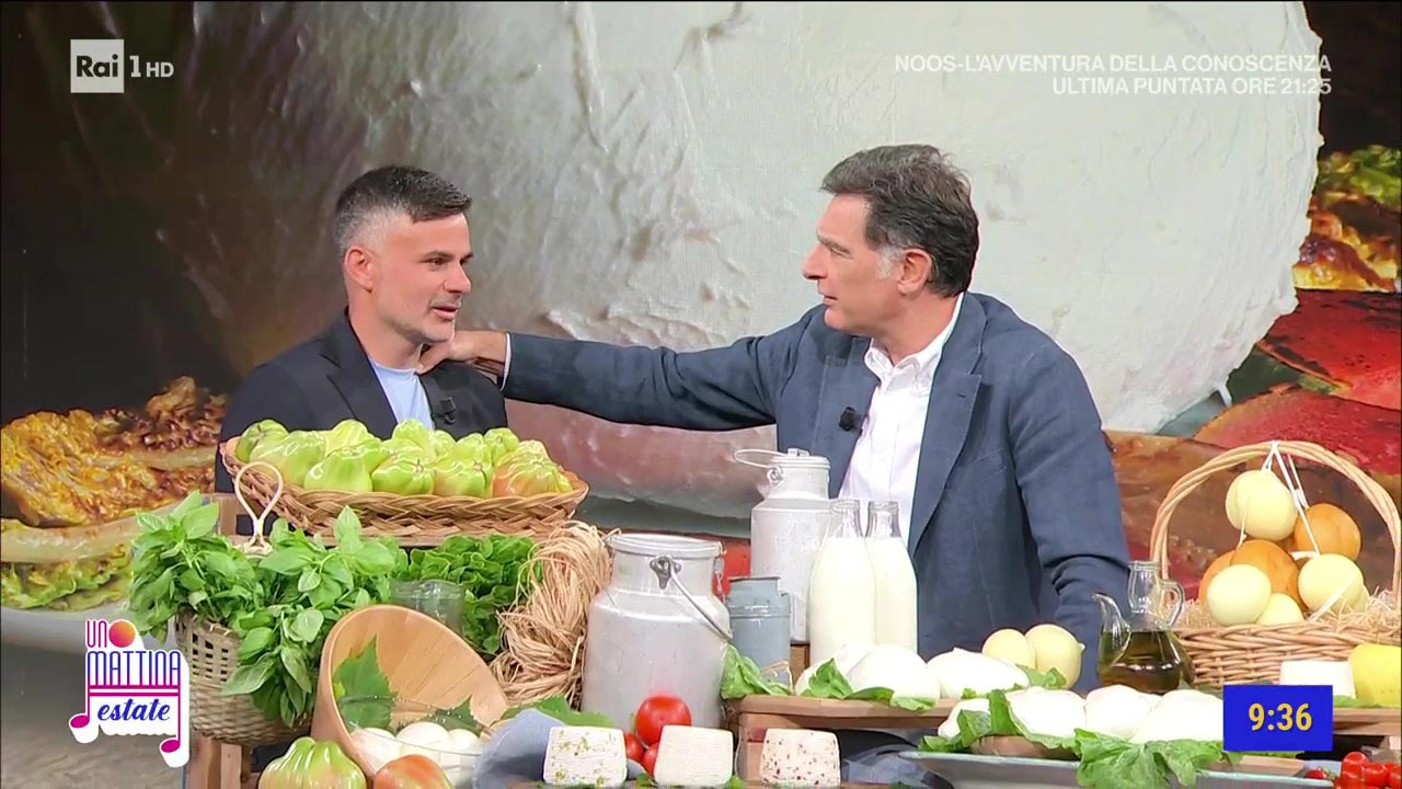 Fabrizio Rinna dell’Azienda Agricola ”La Stella di Amaseno” a Uno Mattina Estate su RAI 1