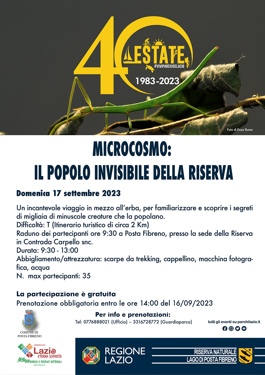 Eventi Riserva Naturale Lago di Posta Fibreno