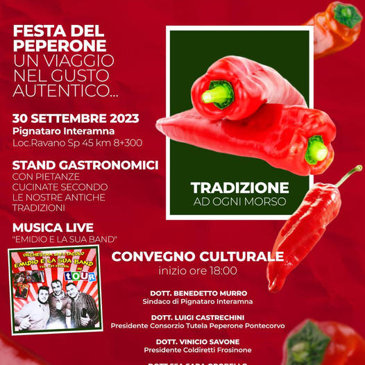 Festa del Peperone 2023 - Pignataro Intermana