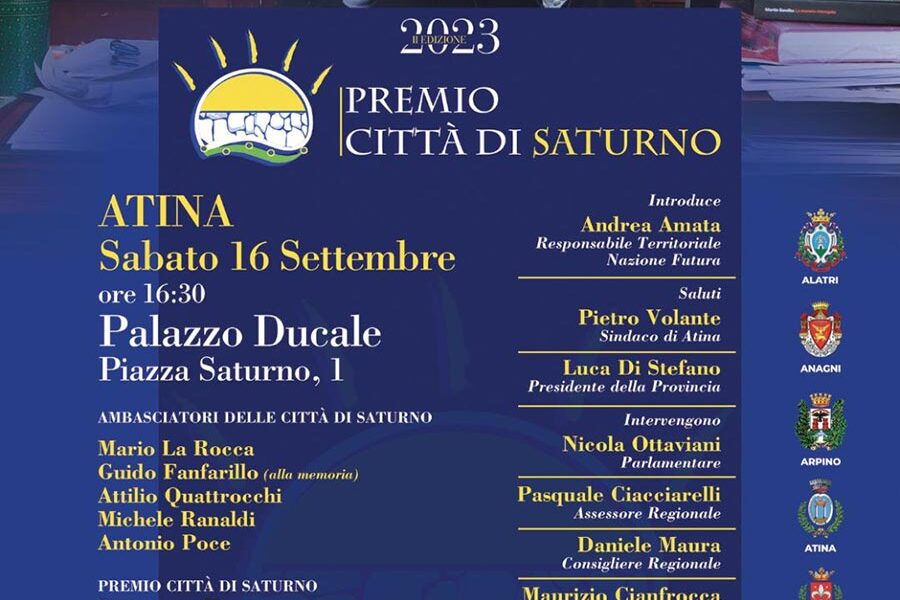 Premio Città di Saturno 2023