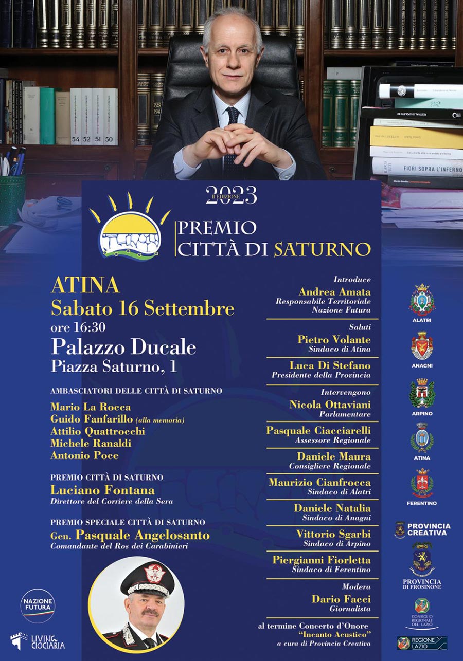 Premio Città di Saturno 2023