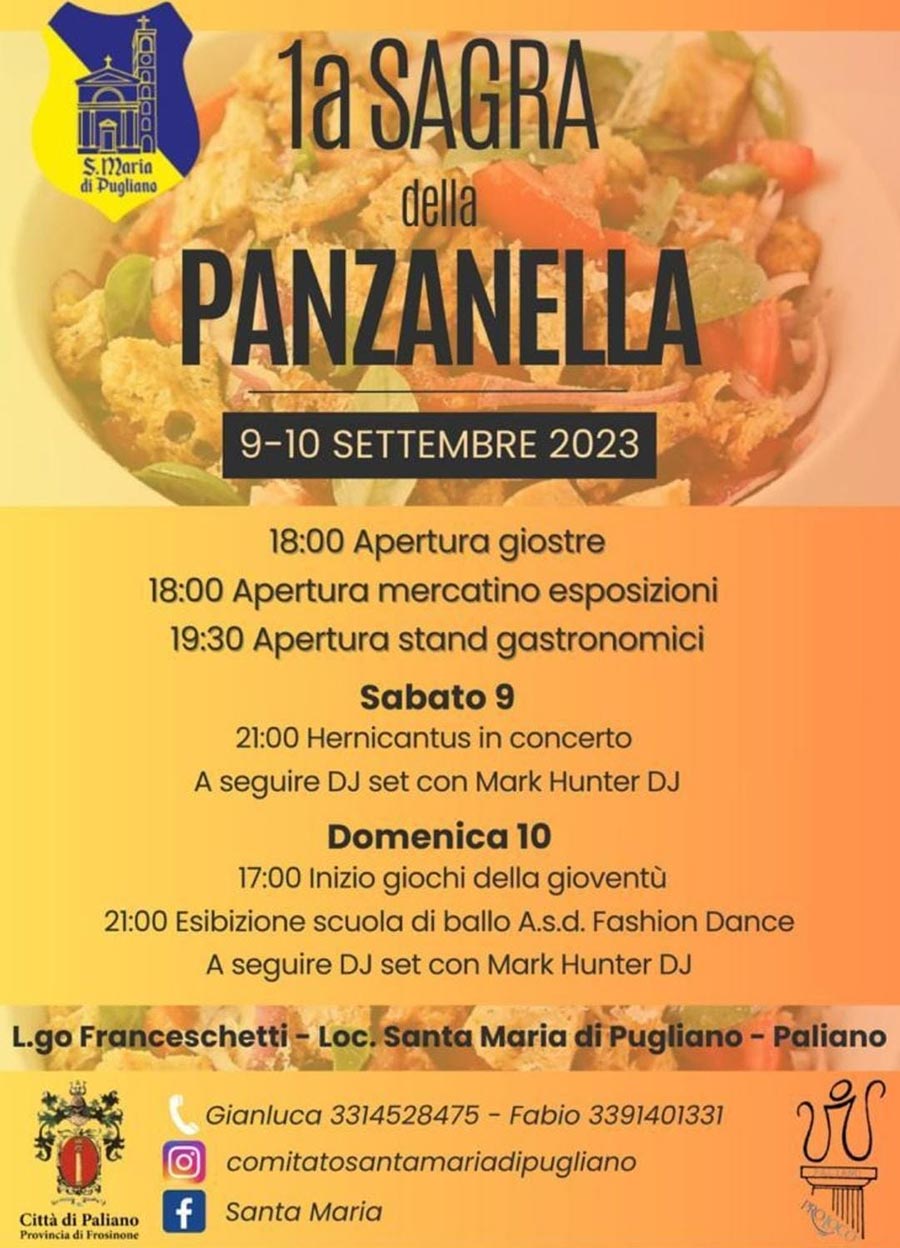 Sagra della Panzanella 2023 - Paliano