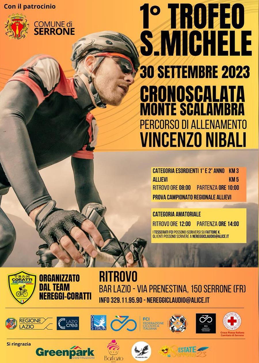 Trofeo San Michele cronoscalata Monte Scalambra 2023
