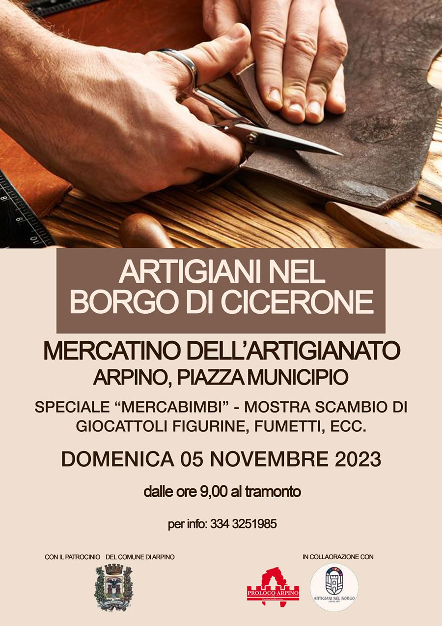 Artigiani nel Borgo di Cicerone 2023