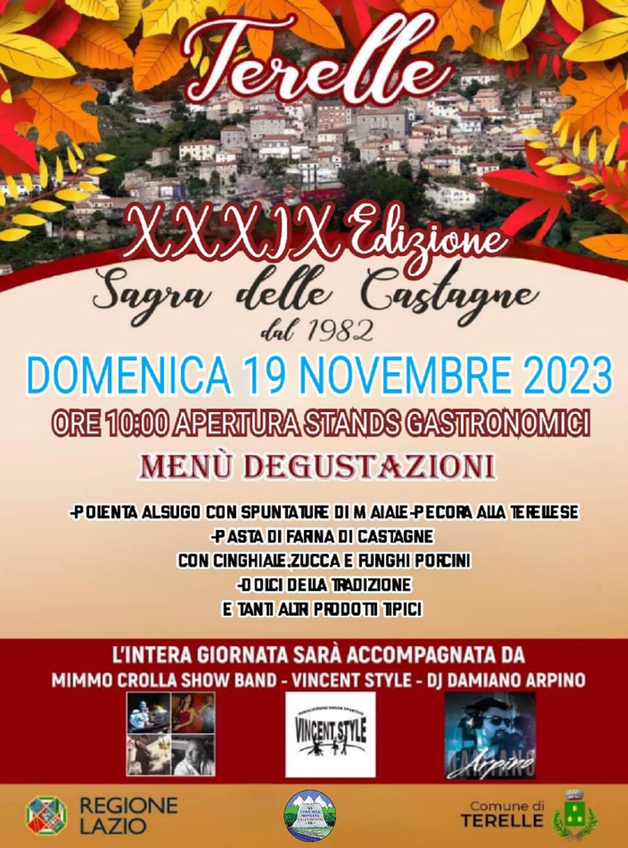 Sagra delle Castagne di Terelle 2023