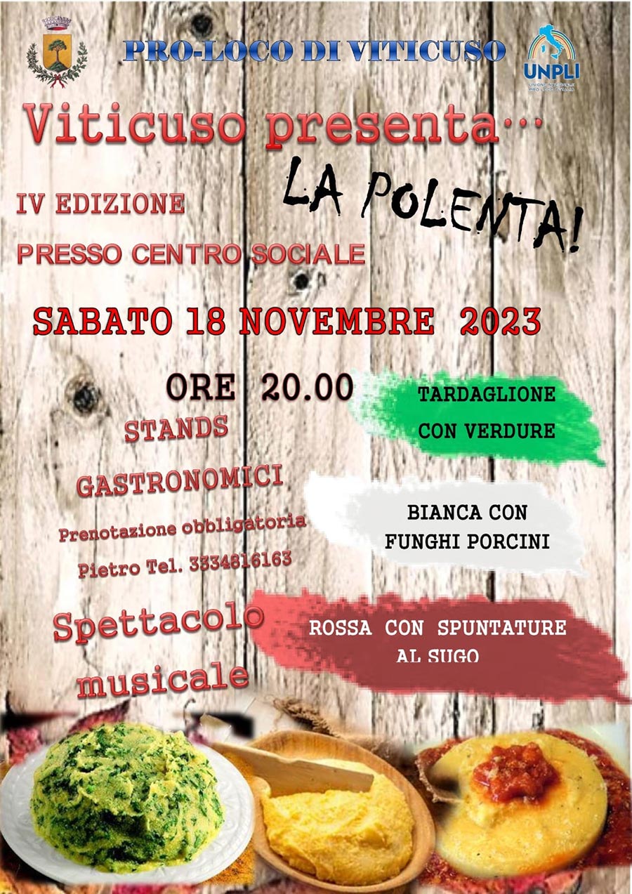 Viticuso presenta... La Polenta 2023