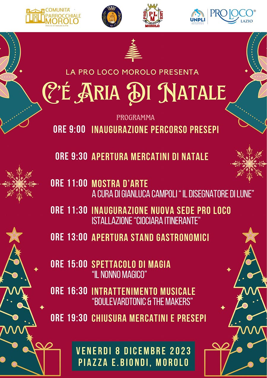 C’è aria di Natale a Morolo!