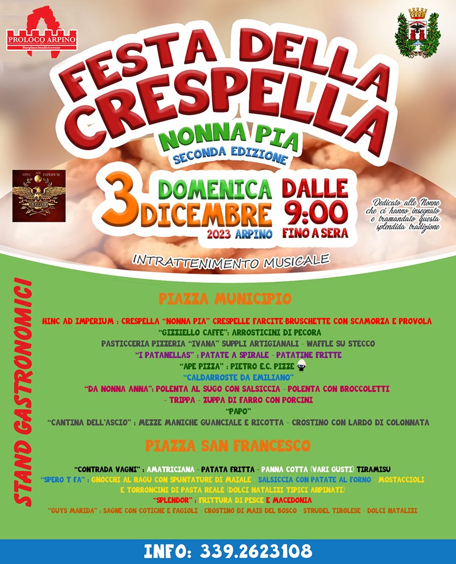 Festa della Crespella di Nonna Pia 2023
