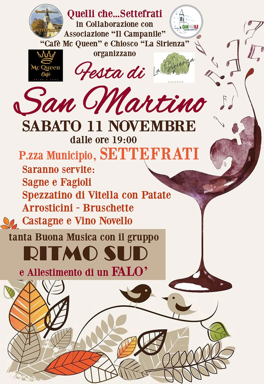 Festa di San Martino Settefrati 2023