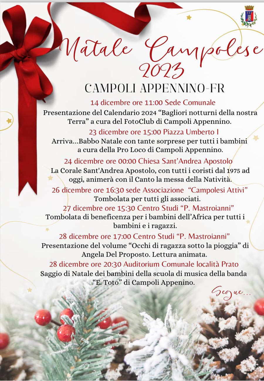 Natale a Campoli Appennino 2023