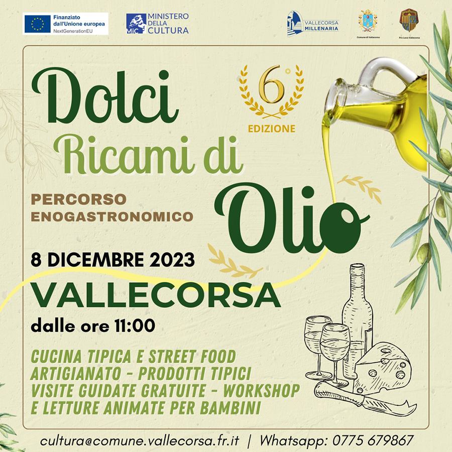 Dolci Ricami di Olio 2023