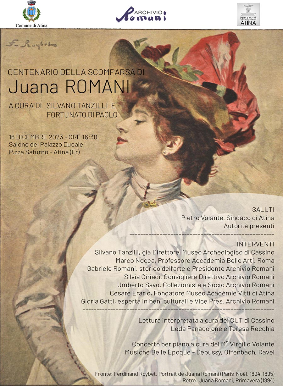 Centenario della scomparsa di Juana Romani