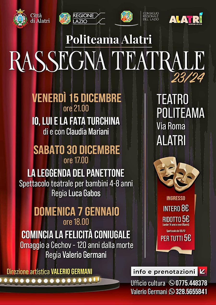 Rassegna Teatrale 2023/2024 Alatri