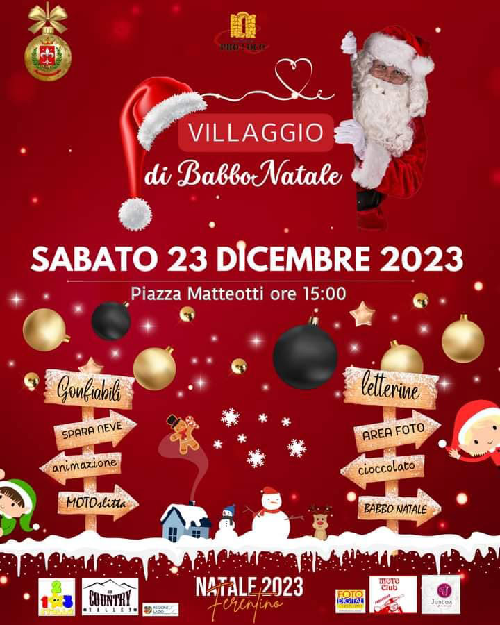 Villaggio di Babbo Natale 2023