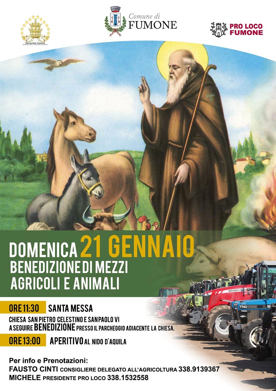 Benedizione di Mezzi Agricoli e Animali