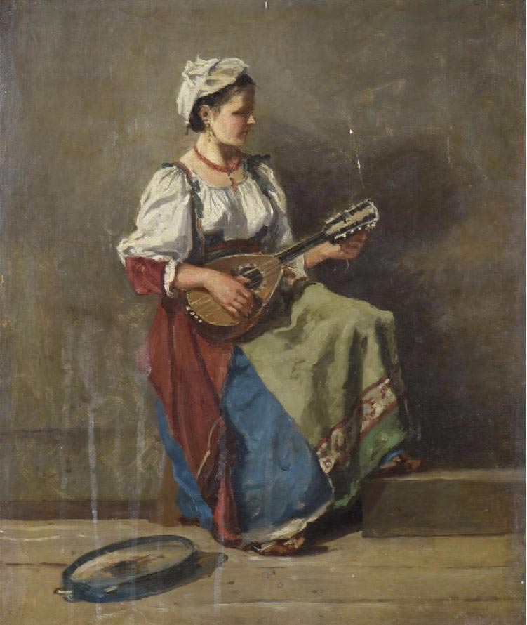 Corot e ''Donna con Mandolino e Tamburello''