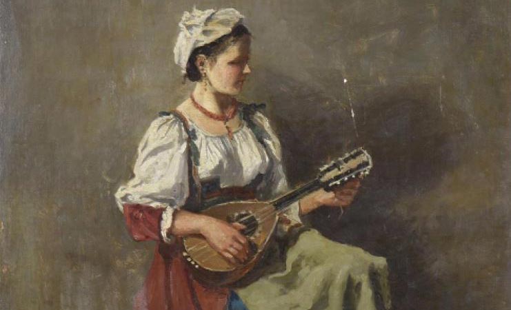 Corot e ''Donna con Mandolino e Tamburello''