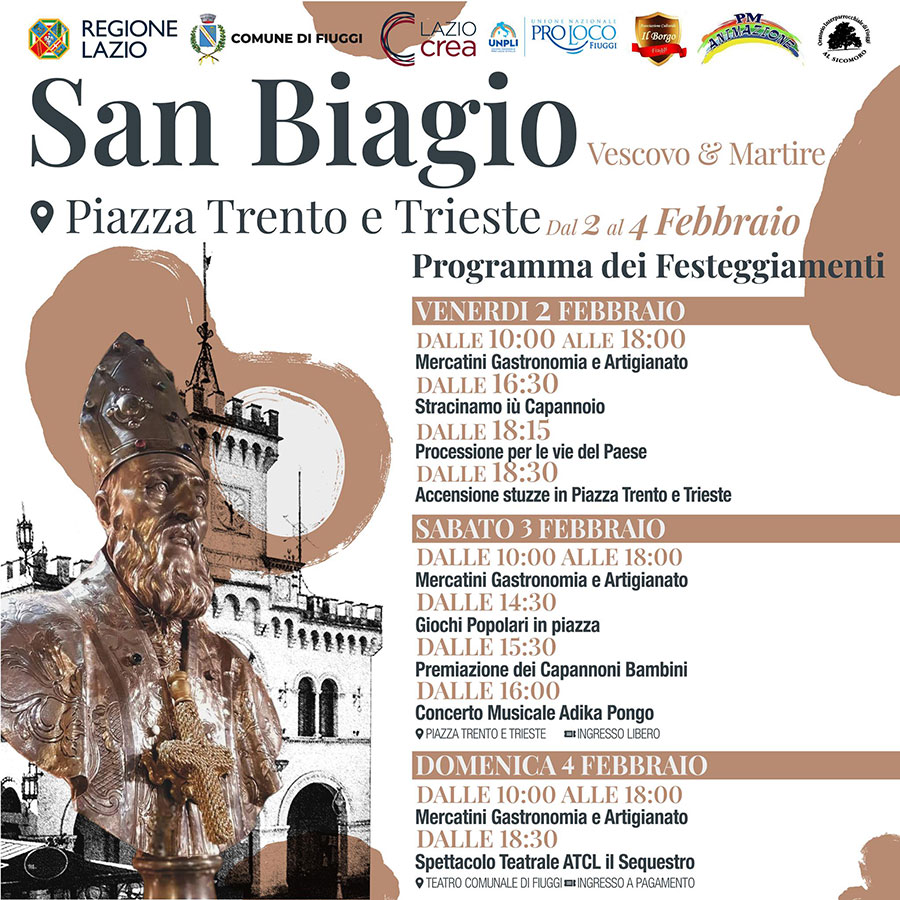 Festa di San Biagio 2024 Fiuggi