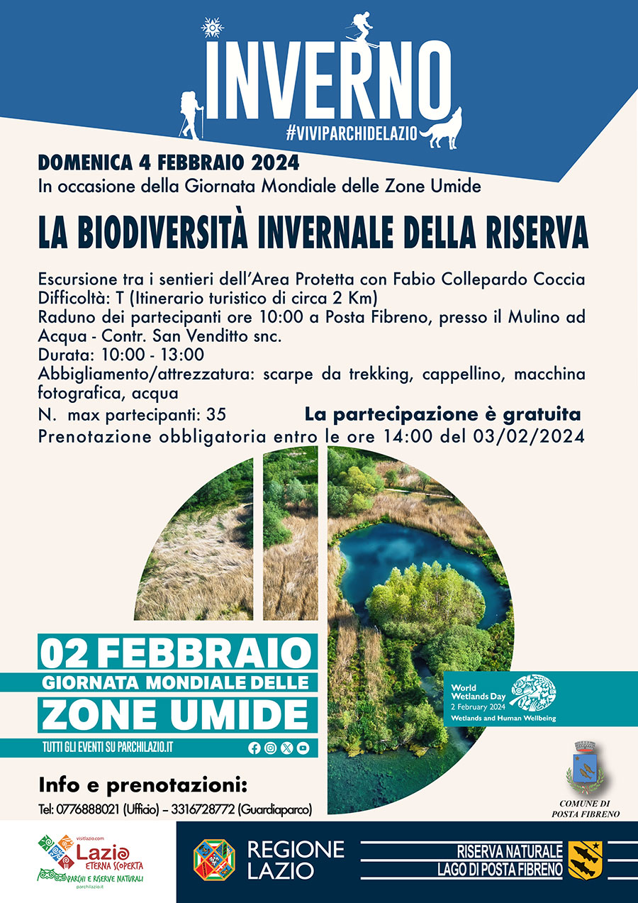 La Biodiversità invernale della Riserva 2024