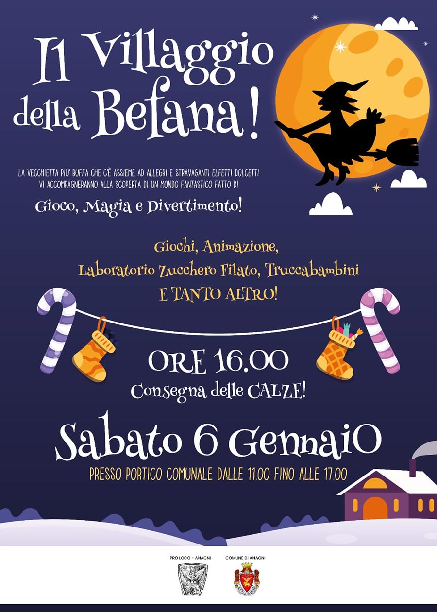 Il Villaggio della Befana Anagni 2024