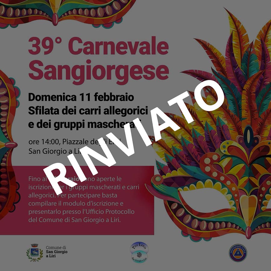 39° Carnevale Sangiorgese 2024
