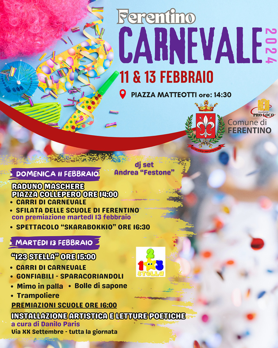 Ferentino Carnevale 2024