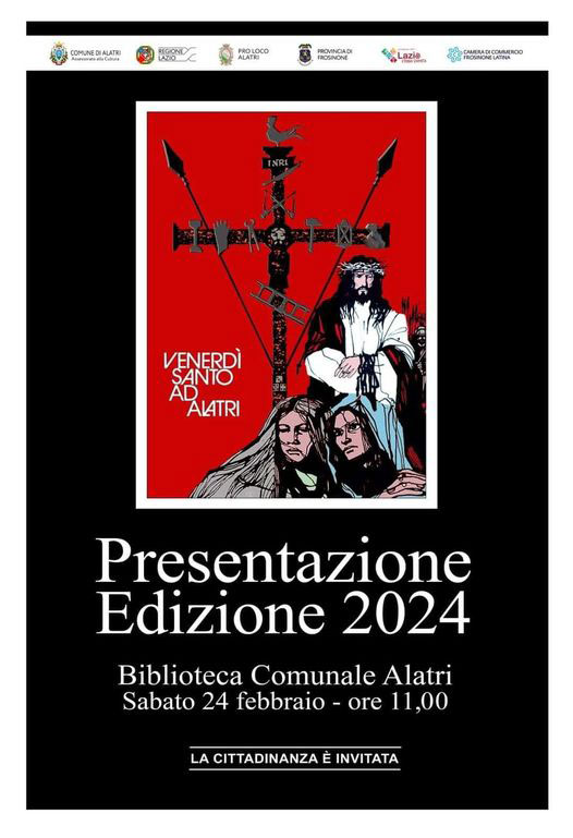 Presentazione del Venerdì Santo di Alatri 2024