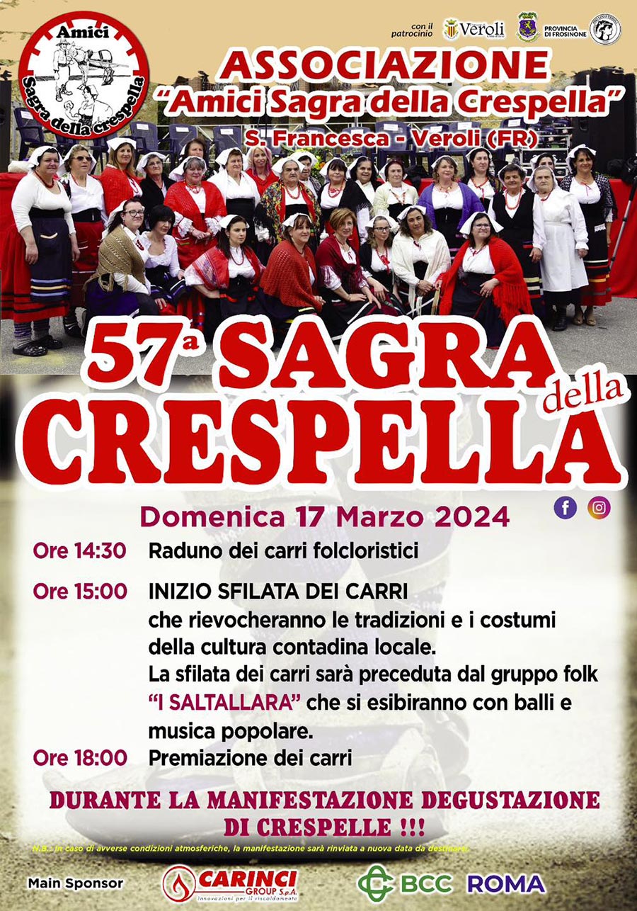 57ª Sagra della Crespella Veroli